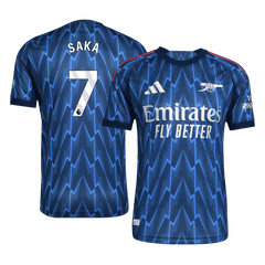 SAKA #7 Arsenal Away Match Jersey Player Version 2025/26