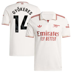 GYÖKERES #14 Arsenal Third Match Jersey Player Version 2025/26