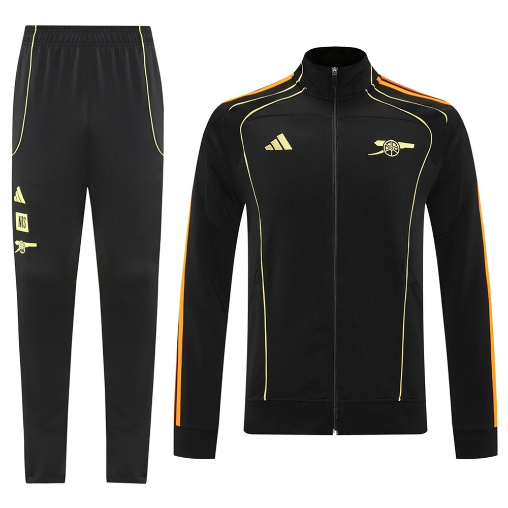 Arsenal Training Tracksuit Kit(Jacket+Pants) Black 2025/26