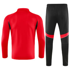 Kids Arsenal 1/4 Zipper Sweat Kit(Top+Pants) Red 2025/26