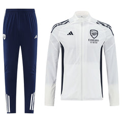 Arsenal Windbreaker Kit(Jacket+Pants) White 2025/26