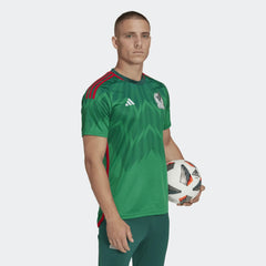 2022-23 Mexico Home Soccer Jersey - Green-Red