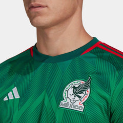 2022-23 Mexico Home Soccer Jersey - Green-Red