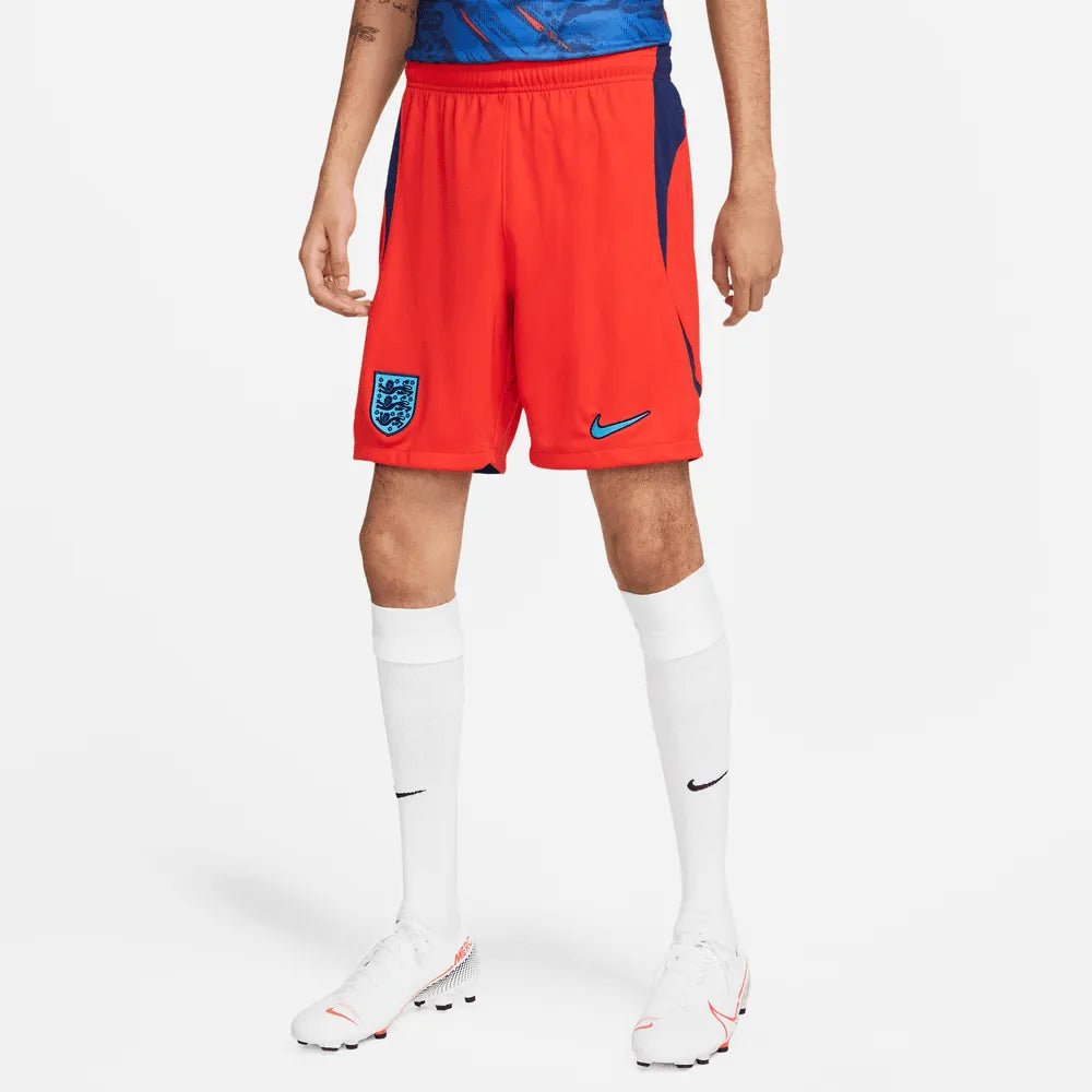 2022-23 England Away Stadium Soccer Short Red-Blue Void