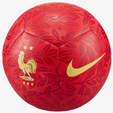 FA22 France Pitch Training Soccer Ball - Red-Gold