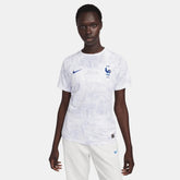 2022-23 France Women's Away Soccer Jersey - White Royal