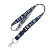 USMNT 1" Lanyard - Navy-Grey