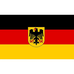 3x5 Country Flag - Germany with Eagle