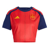 2026 Spain Women's Stadium Home Cropped Soccer Jersey