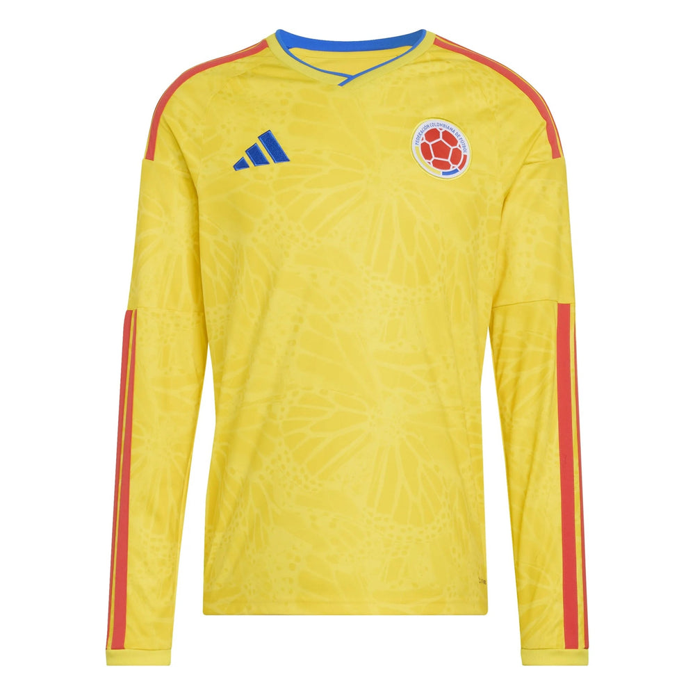 2026 Colombia Men's Stadium Home Long-Sleeve Soccer Jersey