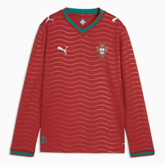 2026 Portugal Youth Stadium Home Long-Sleeve Jersey