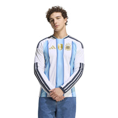 2026 Argentina Men's Stadium Home Long-Sleeve Soccer Jersey
