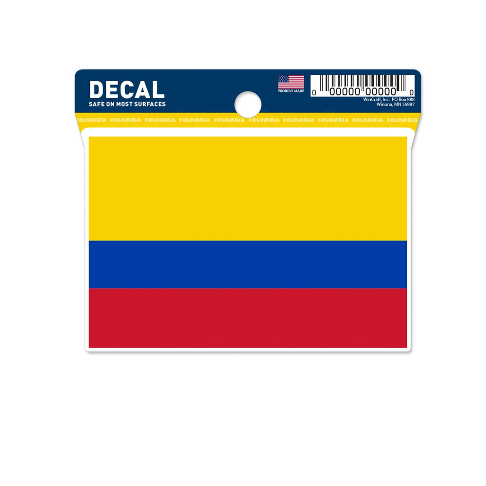 Colombia Flag Decal (3"x4")