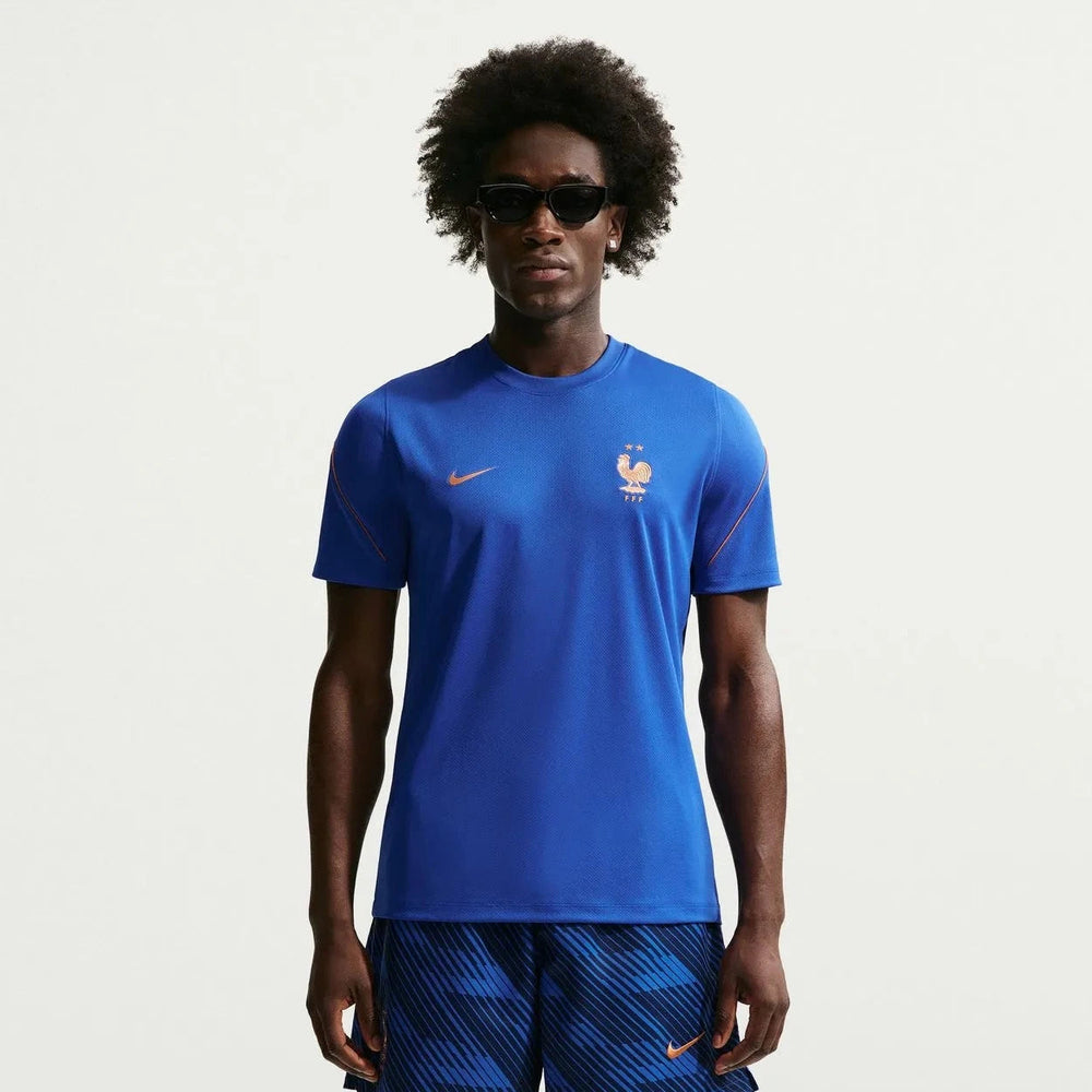 2026-27 France Men's Strike Top Game Royal/Metallic Copper