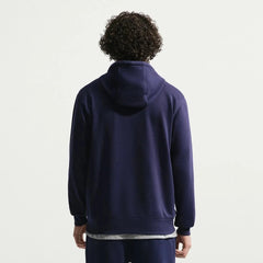 2026-27 France Men's Club French Terry Pullover Hoodie Blackened Blue/White