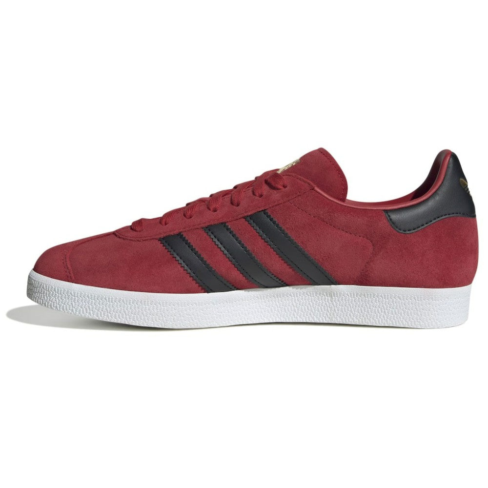 Manchester United Originals  Team Gazelle Shoes – Red 