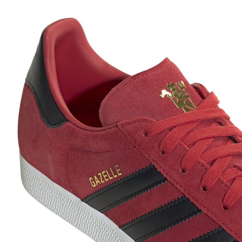 Manchester United Originals  Team Gazelle Shoes – Red 