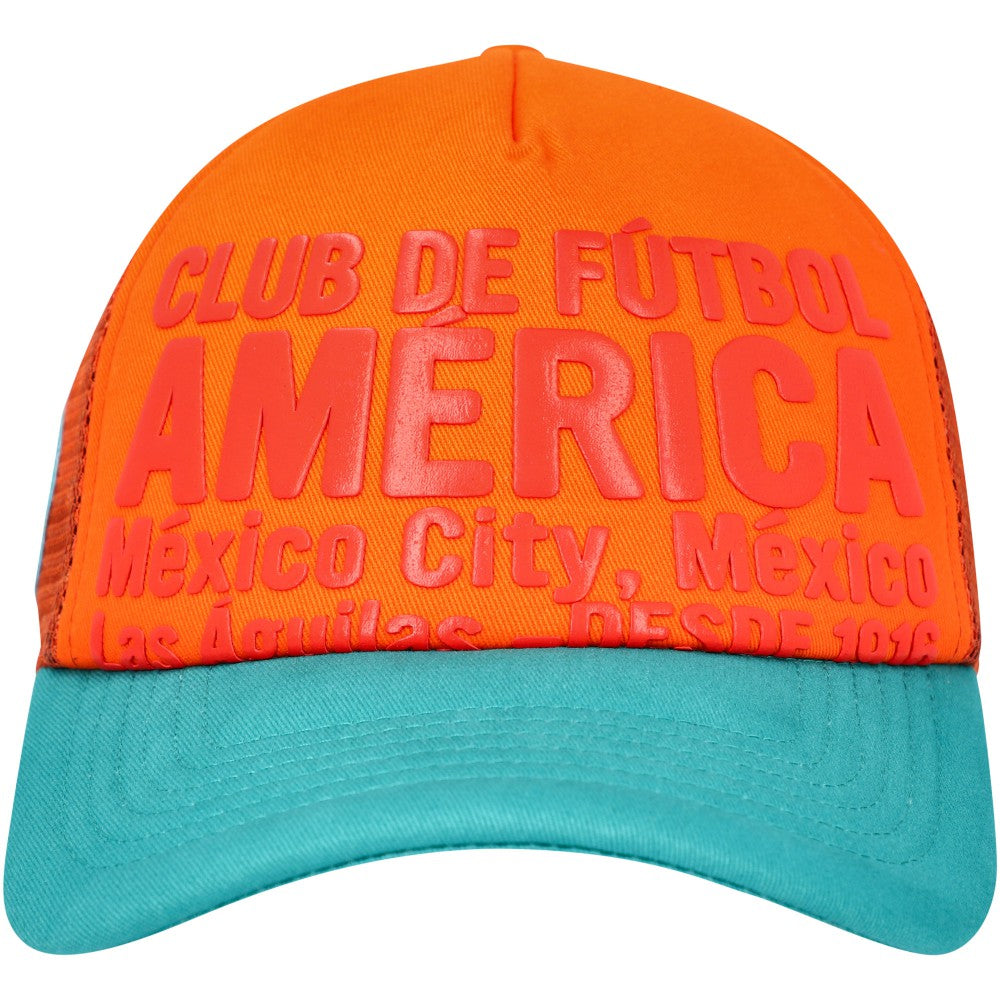 Club America Club Gold Adjustable Hat Discount - Orange 