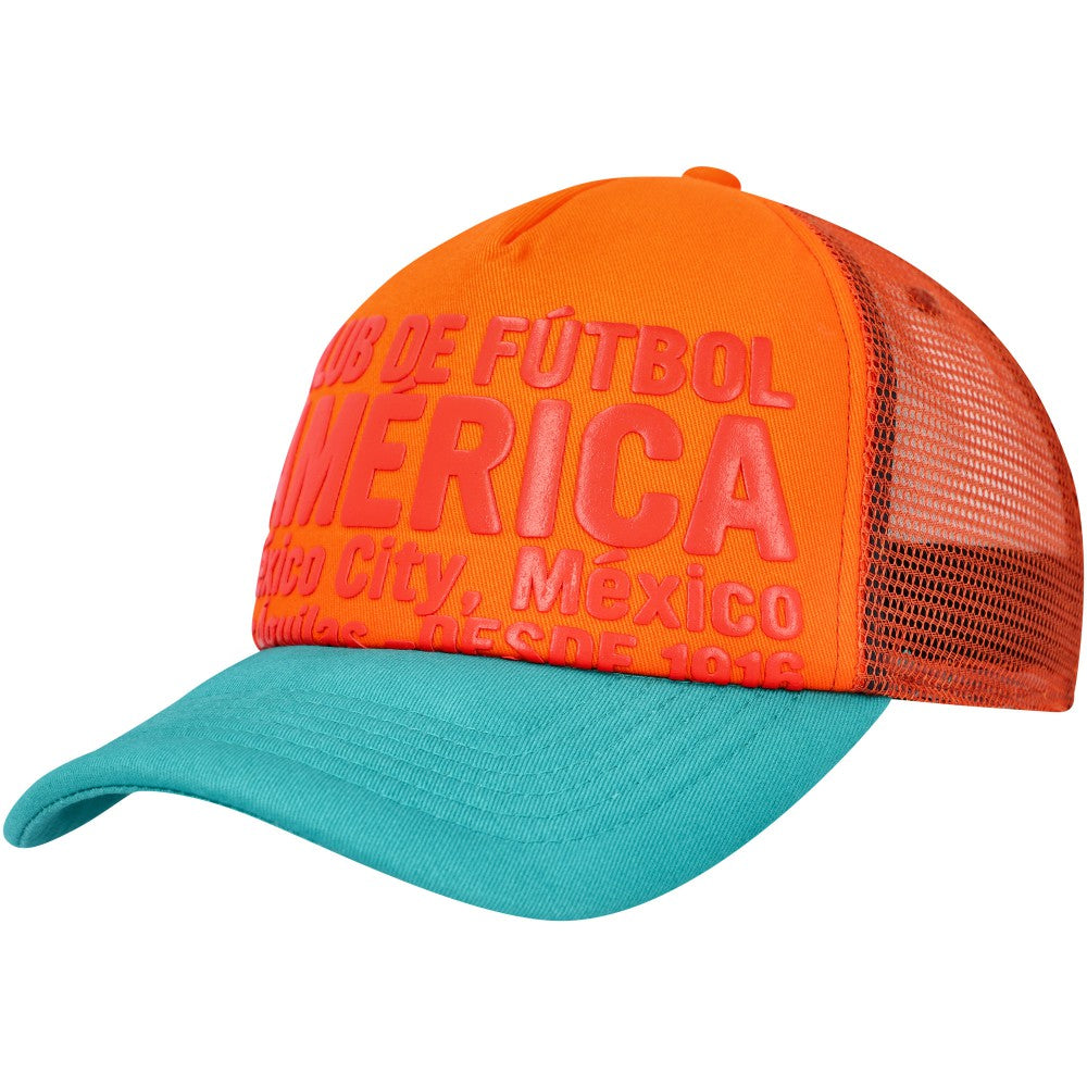 Club America Club Gold Adjustable Hat Discount - Orange 