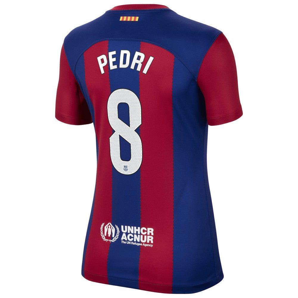 Pedri Barcelona Women's 2023/24 Home Replica Jersey on sale - Royal 