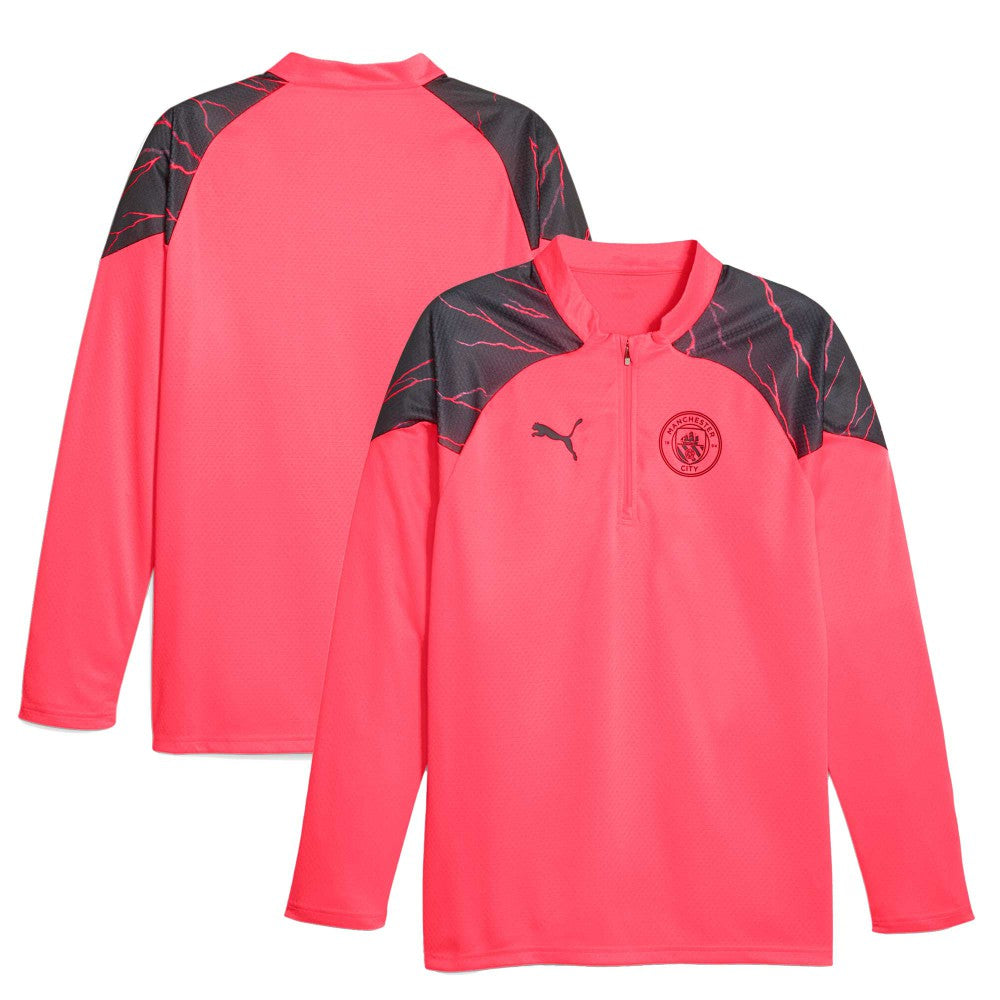 Manchester City 2023/24 Quarter-Zip Training Top Discount - Red 