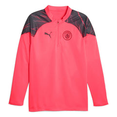 Manchester City 2023/24 Quarter-Zip Training Top Discount - Red 