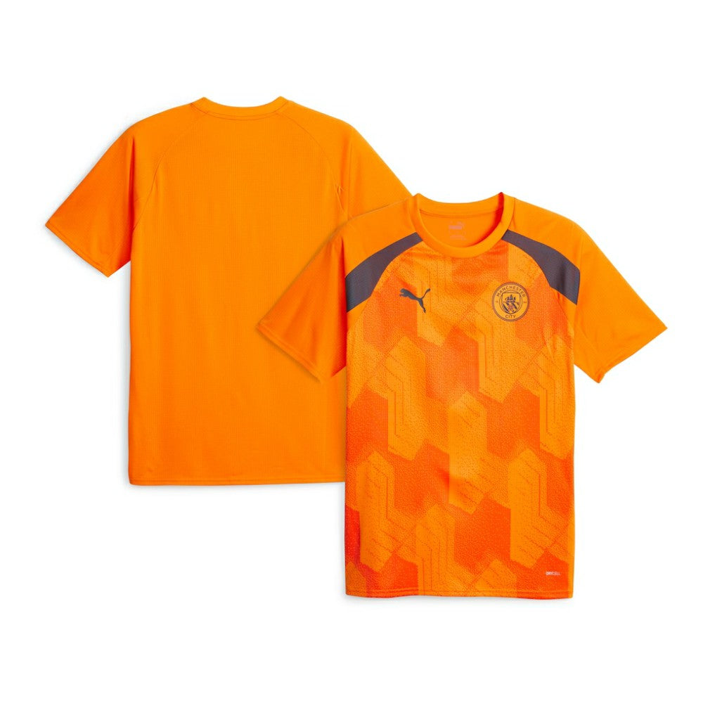Manchester City 2023/24 Pre-Match Jersey Discount - Orange 