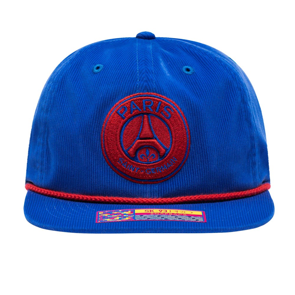 Paris Saint-Germain Snow Beach Adjustable Hat for sale - Blue 
