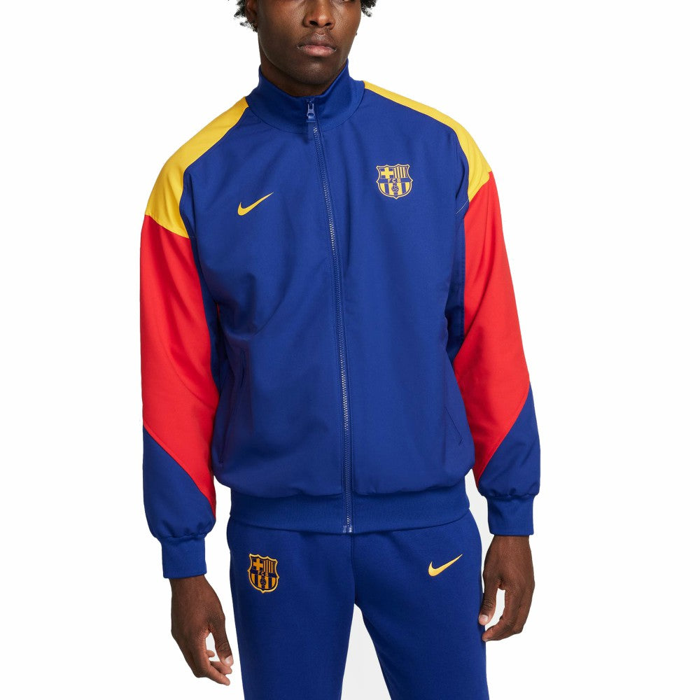 Barcelona 2023/24 Drac Pack Strike Anthem Full-Zip Jacket on sale - Royal 