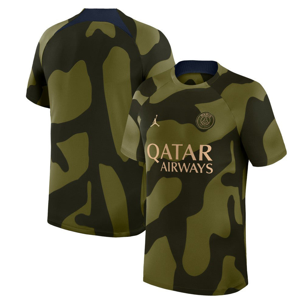 Paris Saint-Germain Jordan Brand 2023/24 Academy Pro Pre-Match Top on sale - Olive 