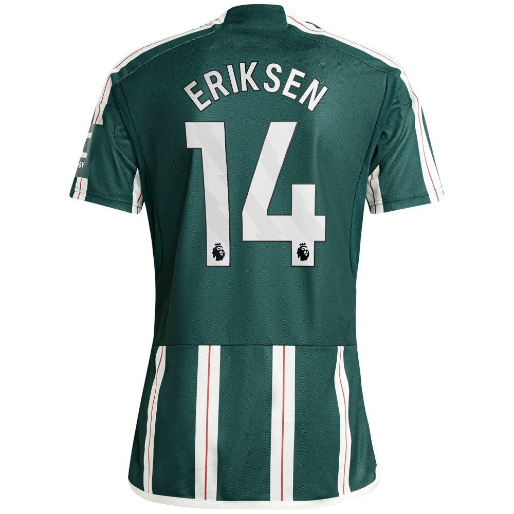 Christian Eriksen Manchester United 2023/24 Away Replica Player Jersey Discount - Green 