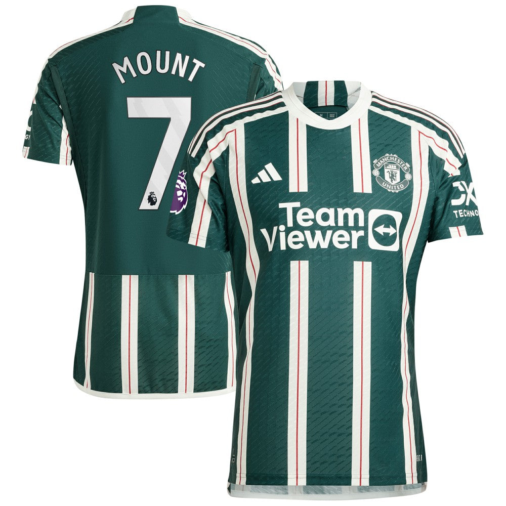 Mason Mount Manchester United 2023/24 Away Player Jersey Discount - Green 