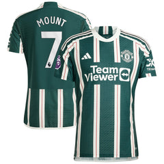 Mason Mount Manchester United 2023/24 Away Player Jersey Discount - Green 