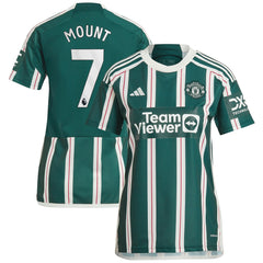 Mason Mount Manchester United Women's 2023/24 Away Replica Player Jersey Discount - Green 