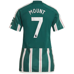 Mason Mount Manchester United Women's 2023/24 Away Replica Player Jersey Discount - Green 