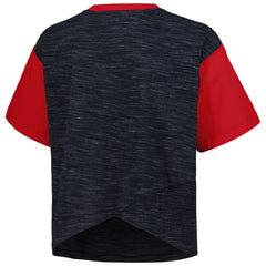 USWNT 5th & Ocean by New Era Women's Athletic Cross Back Cropped T-Shirt on sale - Navy 