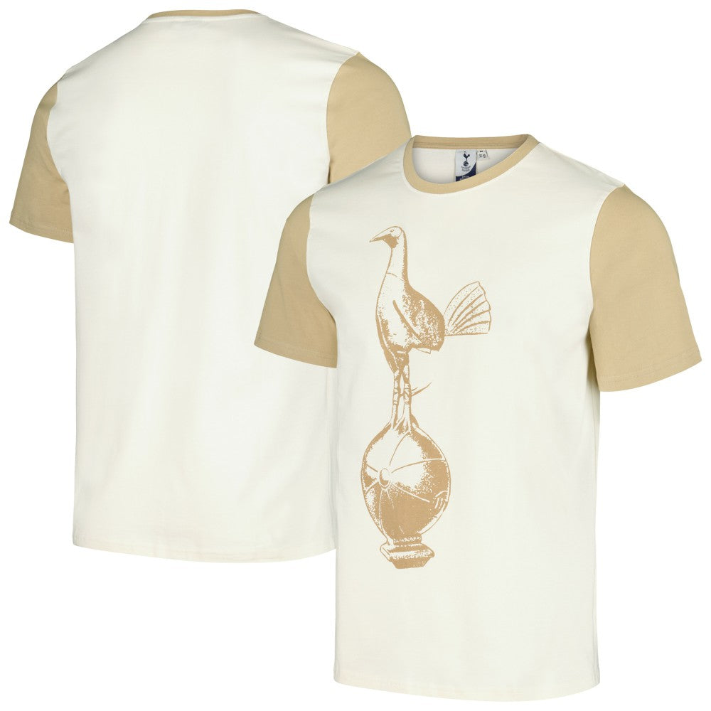 Tottenham Hotspur Colorblock Raglan T-Shirt Sale - Cream 
