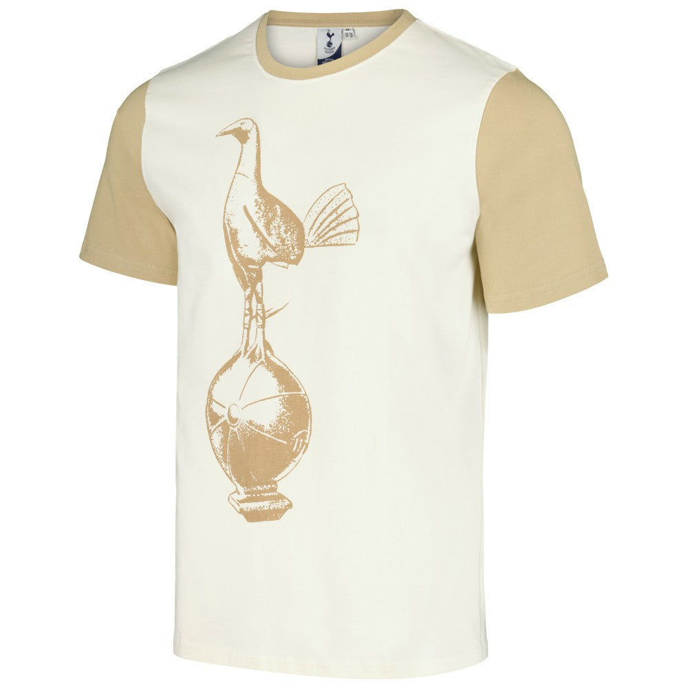 Tottenham Hotspur Colorblock Raglan T-Shirt Sale - Cream 