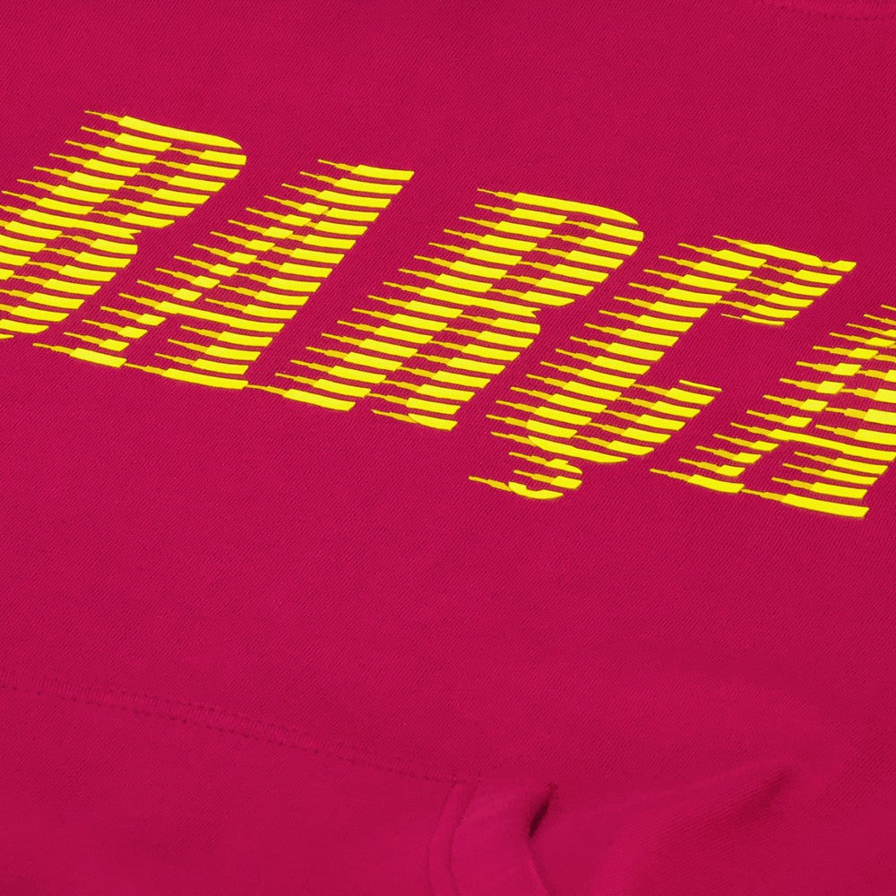 Barcelona Team Oversized Raglan Pullover Hoodie on sale - Red 