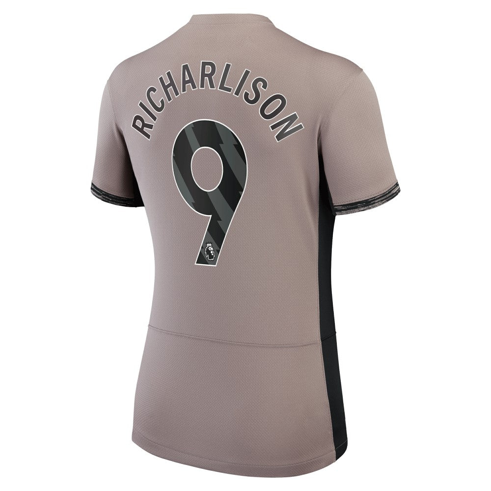Richarlison Tottenham Hotspur Women's 2023/24 Third Stadium Replica Player Jersey – Tan 