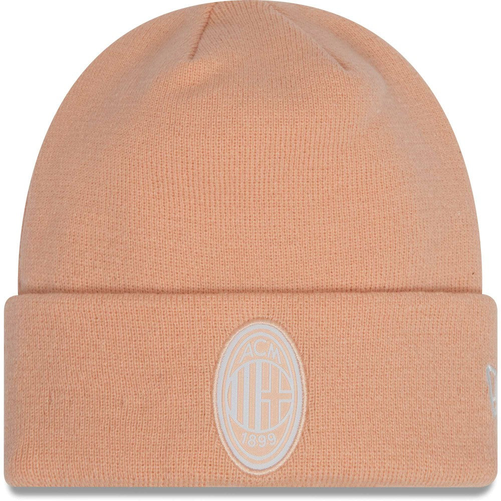 AC Milan New Era Seasonal Color Cuffed Knit Hat on sale - Pink 