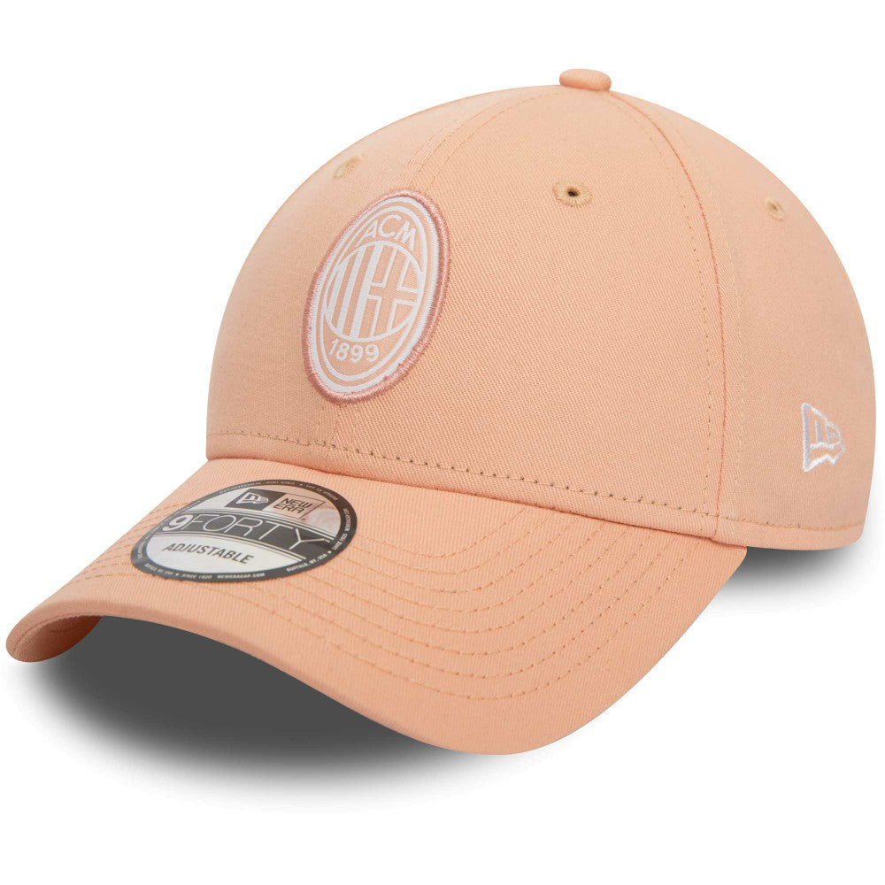 AC Milan New Era Seasonal 9FORTY Adjustable Hat on sale - Pink 