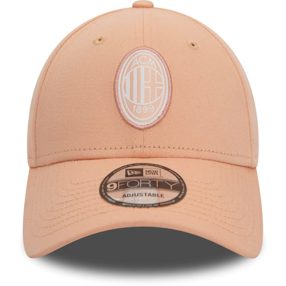 AC Milan New Era Seasonal 9FORTY Adjustable Hat on sale - Pink 
