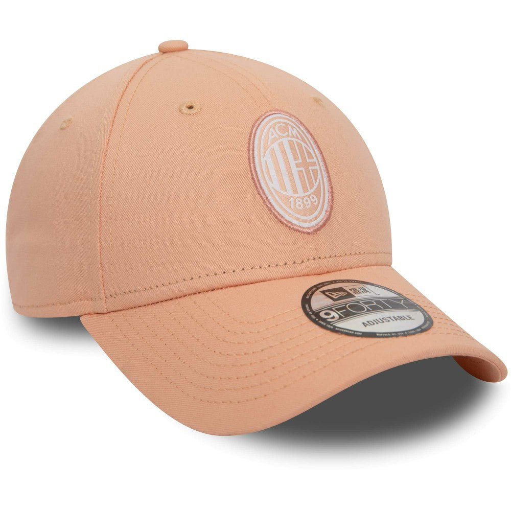 AC Milan New Era Seasonal 9FORTY Adjustable Hat on sale - Pink 