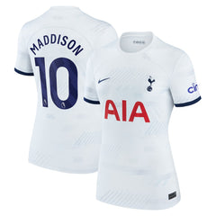 James Maddison Tottenham Hotspur Women's 2023/24 Home Stadium Replica Player Jersey Sale - White 