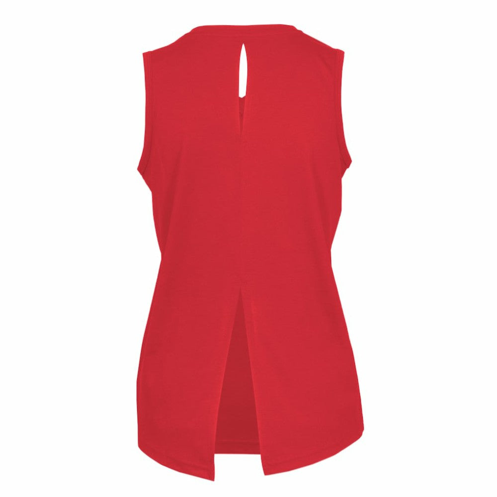 USMNT Levelwear Women's Paisley Chase V-Neck Tank Top for sale - Red 