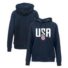 USMNT Levelwear Women's Podium Mascot Pullover Hoodie for sale - Navy 