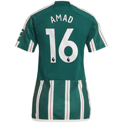 Amad Diallo Manchester United Women's Replica Player Jersey – Green 