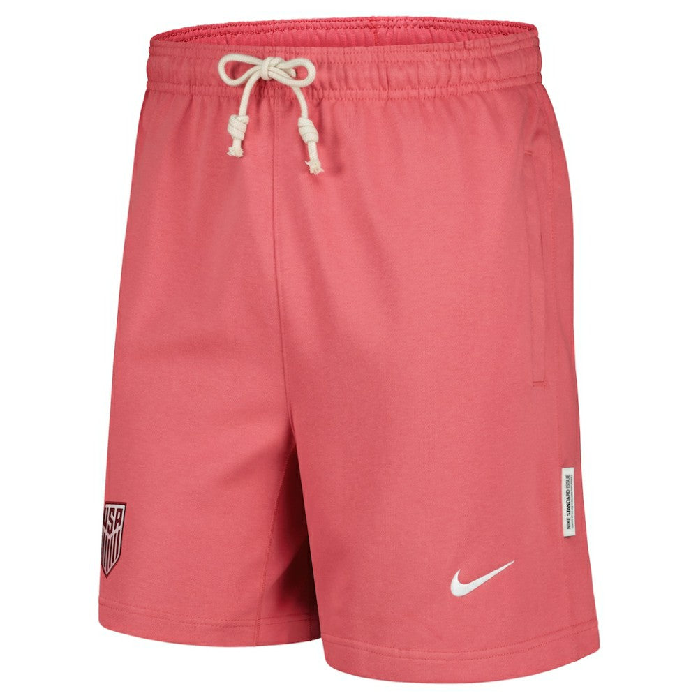 USMNT Standard Issue Fleece Performance Shorts on sale - Pink 