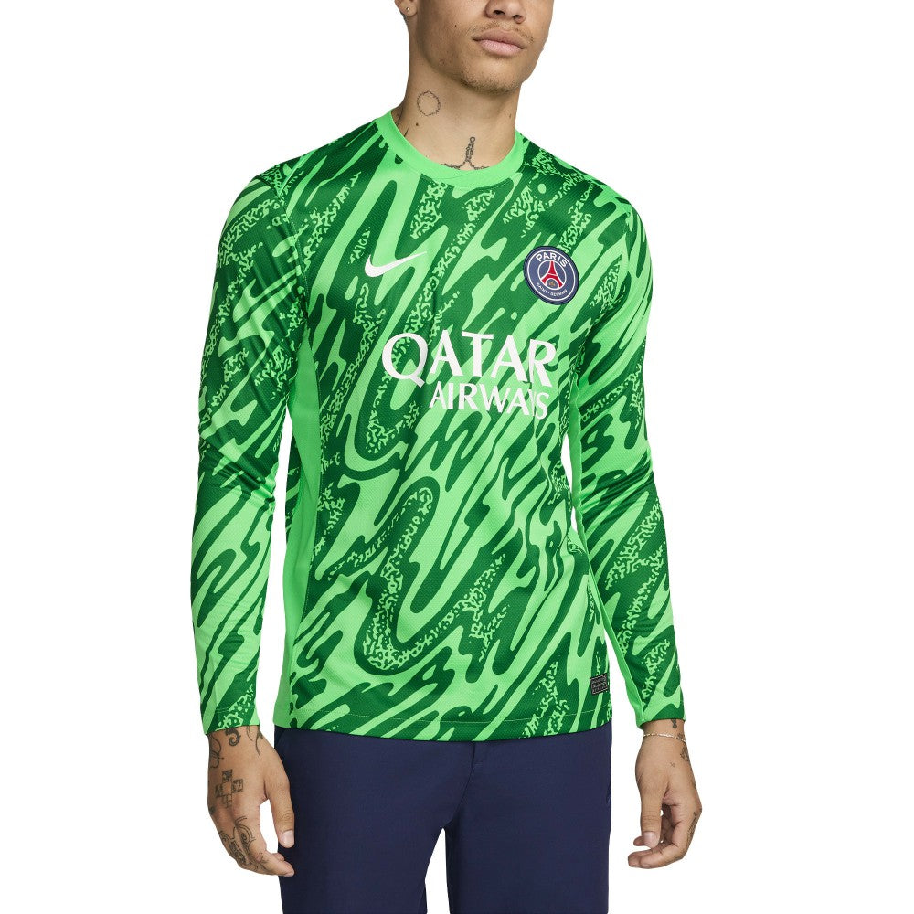 Paris Saint-Germain 2024/25 Goalkeeper Replica Stadium Long Sleeve Jersey on sale - Green 